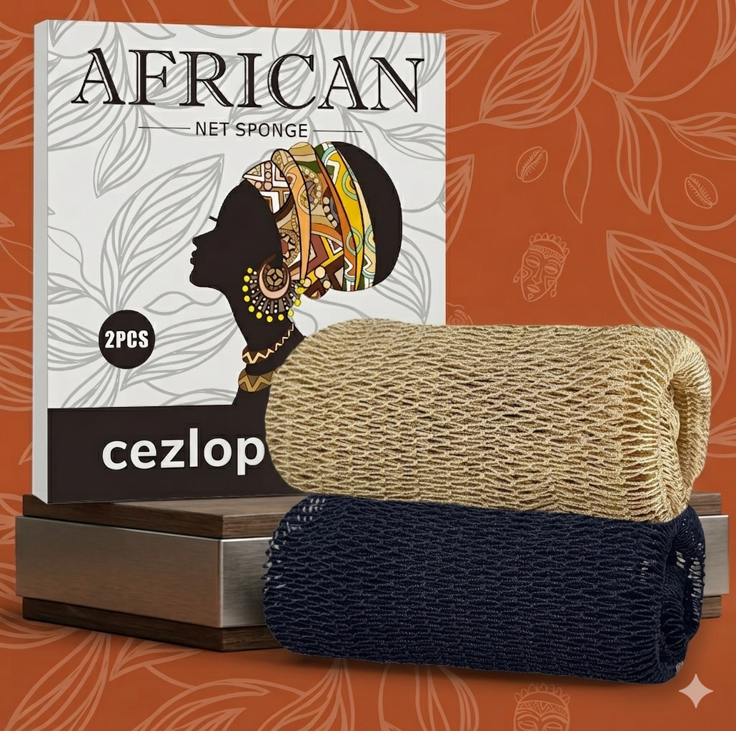 Authentic African Net Sponge-2Pcs