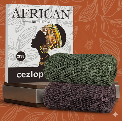 Authentic African Net Sponge-2Pcs