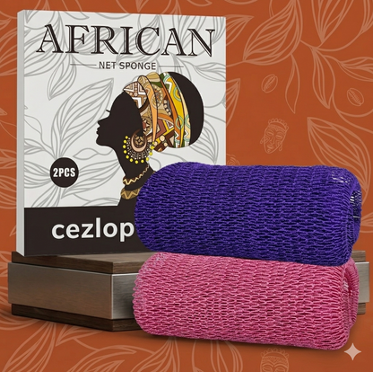 Authentic African Net Sponge-2Pcs